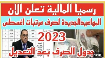«يا فرحة قلب الموظفين».. وزارة المالية تعلن عن موعد صرف مرتبات شهر أغسطس 2023
