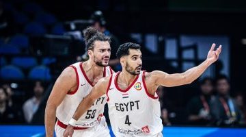 مصر تهزم الأردن 69/85 فى كأس العالم لكرة السلة