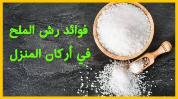 ” فاتك كتير وأنت متعرفش”…أفضل فوائد لاستخدامات الملح المتنوعة..!!!