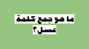 «لغز محير الكل» ما هو جمع كلمة عسل في اللغة العربية..!!