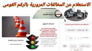 بالرقم القومي| الاستعلام عن مخالفات المرور 2024 عبر موقع النيابة العامة في مصر