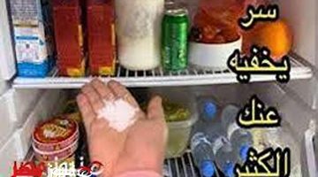 النتيجة هتبهرك .. مش هتصدقي ايه اللي ممكن يحصل لما تحطي الملح في الثلاجة جربي وادعيلي