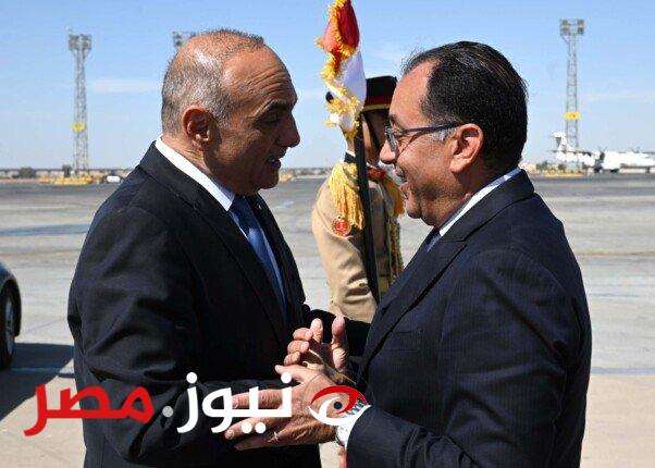 رئيس الوزراء يستقبل نظيره الأردني بمطار القاهرة الدولي و  الأردنية