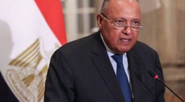وزير الخارجية يشارك في ندوة «التحديات بالشرق الأوسط» بحضور مبعوث الرئيس الفرنسي إلى الدول.